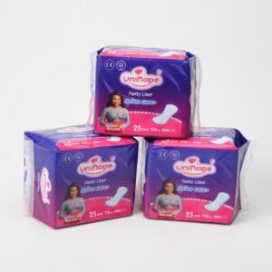 Protège-slips Unihope Anion Care+ – 25 pièces (156 mm) | Protection quotidienne confortable