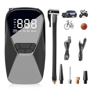 Compresseur d’Air Portable Numérique GJIEKJ – Idéal Pneus & Ballons