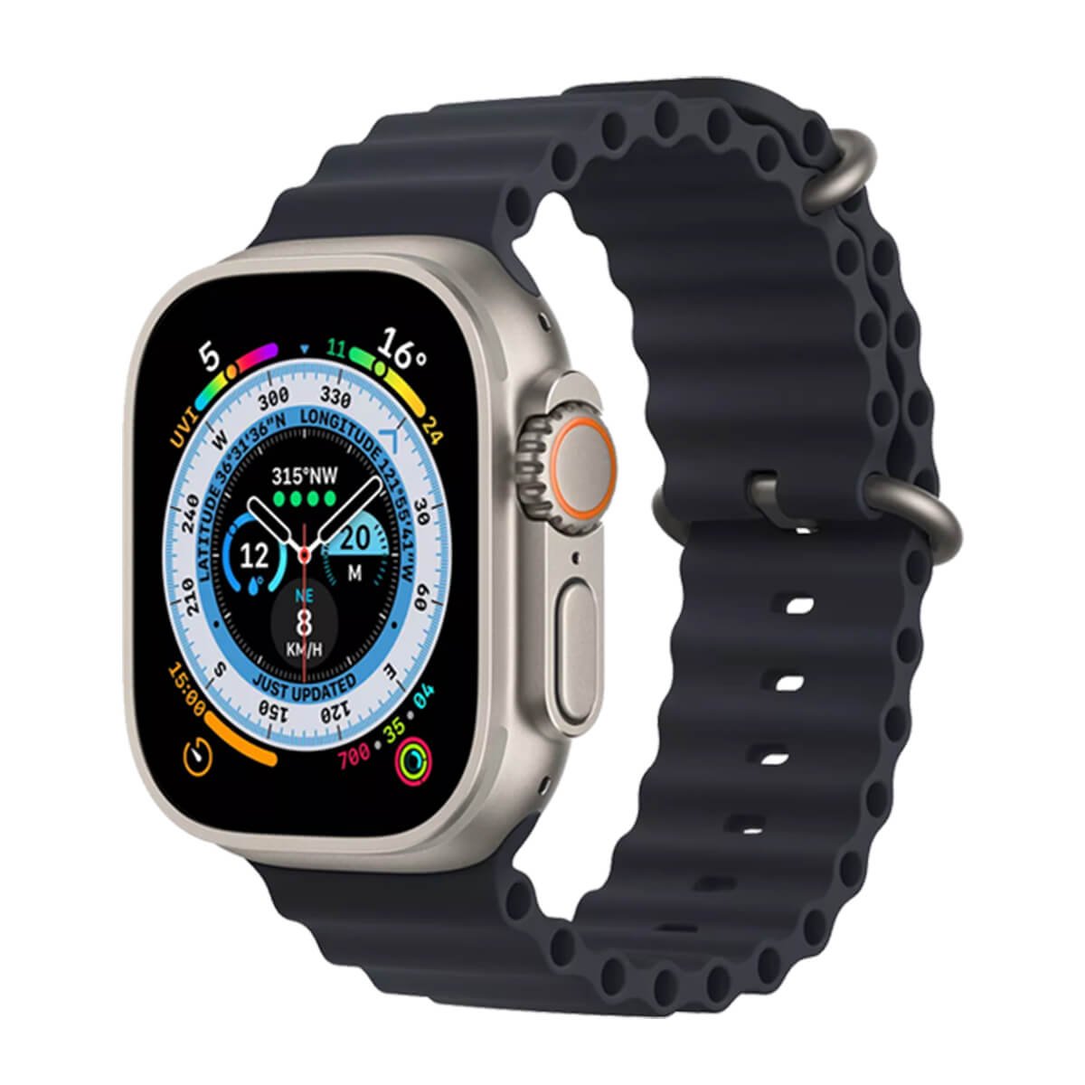 Montre Connectée avec 6 Bracelets Interchangeables – Écran HD, Charge Magnétique, Compatible iOS & Android – Image 3