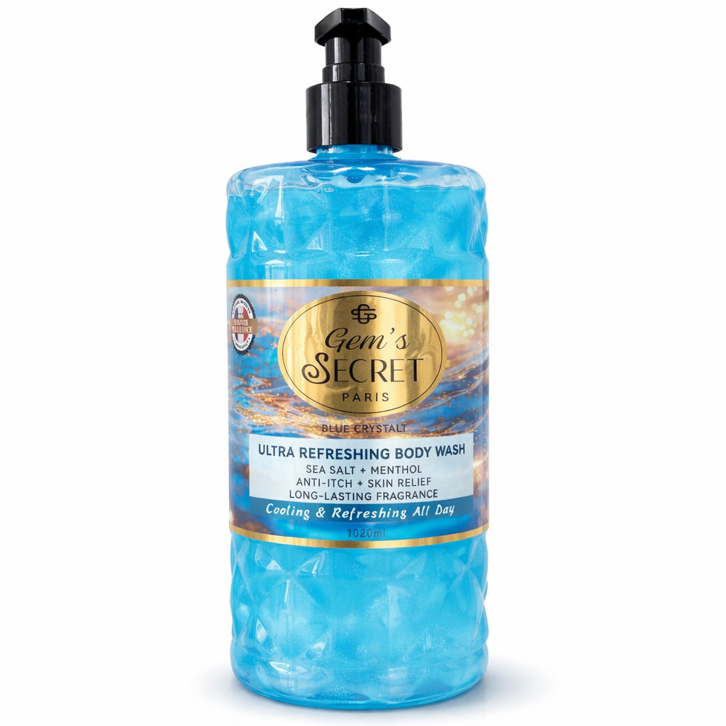 Gel Douche Éclaircissant & Illuminateur Vitamine C & B5 – Gem’s Secret Flash Gold 1020ml – Image 3